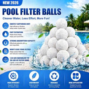 Boules filtrantes souples réutilisables de haute qualité pour <span class=keywords><strong>piscine</strong></span> et spa, en polyéthylène écologique - Product Image 2