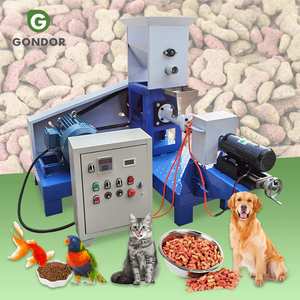 Ligne de production de granulés d'aliments pour animaux (poisson-chat), machine à vis simple pour la fabrication d'aliments humides pour animaux de compagnie (chats, oiseaux, perroquets) - Product Image 1