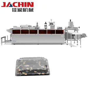 New model PP sushi takeaway plastic box thermoforming machine