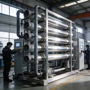 Système de purification d'eau Mr. Purifier RO en acier inoxydable ultra-pur, membrane RO 1000L/H, réservoir sous pression - Product Image 2