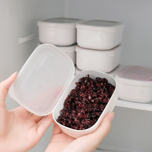 Boîte de conservation alimentaire rectangulaire en plastique avec couvercle pour réfrigérateur, préparation de repas, portionnement 3043 - Product Image 1