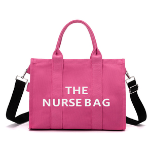 Tùy Chỉnh Của Phụ Nữ Vai Túi <span class=keywords><strong>2025</strong></span> Phụ Nữ Túi Xách Xách Tay Y Tá Sinh Viên Vải Tote Túi Với Logo - Product Image 1