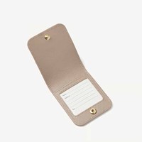 Étiquettes de bagages NOVOTE en cuir véritable personnalisées de haute qualité, fermeture à bouton, résistantes à l'eau, durables, portables, avec lettre, style tendance