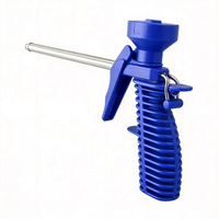 Pistolet à mousse PU Q-105, pistolet à calfeutrer, corps en PP, tube en acier inoxydable, buse en cuivre pour l'étanchéité des fenêtres et des portes