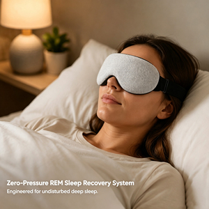 Solution de développement de masques de sommeil ergonomiques 3D |   Masque oculaire Deep Eye Cup Total Blackout |   Fabricant de produits de sommeil OEM ODM - Product Image 2
