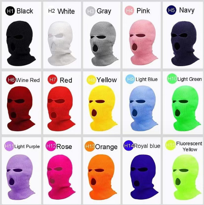 Liste des couleurs