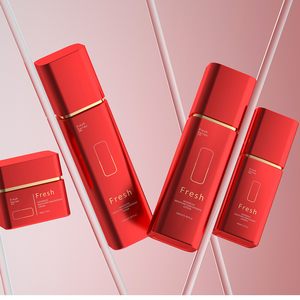 Su misura 120ml di vetro per la cura della pelle lozione essenza bottiglie di vetro bianco piatto vuoto latte crema viso imballaggio stampato - Product Image 2