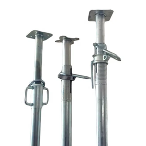 Étais de coffrage réglables en acier galvanisé pour la construction, supports de béton robustes pour échafaudages - Product Image 1