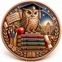 Pièce de monnaie commémorative personnalisée en cuivre pur 999 de 1 oz, avec relief 3D et impression UV, objet de collection, souvenir, cadeau