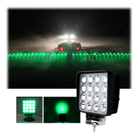 Pulvérisateur agricole Lampe de travail à led pour équipement de pulvérisation 4.3 pouces 48W Trois couleurs 12V 24V Lumière de pulvérisateur à led