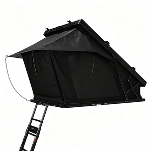 Tente de toit rigide pliable pour 4 personnes, rangement compact, pour SUV, camping, voyages en plein air, tente de toit tout-terrain - Product Image 1