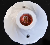 Vente flash - Douille de lampe en bakélite Zichen E27, 210V-250V, 660W, garantie 1 an, Zhejiang, extérieur