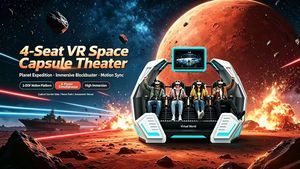 เครื่องเล่นภาพยนตร์ 9D <span class=keywords><strong>VR</strong></span> สำหรับ <span class=keywords><strong>1</strong></span> คน แบบไดนามิก โครงสร้างโลหะ ใช้ได้ทั้งในร่ม/กลางแจ้ง สำหรับสวนสนุกเชิงพาณิชย์ สถานที่จัดงานบันเทิงผจญภัย สร้างประสบการณ์ความสนุกแบบสมจริง - Product Image 1