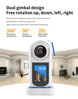Caméra de surveillance pour bébé avec écran, appel vidéo intelligent WiFi, interphone bidirectionnel, vision nocturne, moniteur de sécurité sans fil