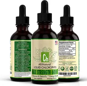 Hot Sale100% All-Natural Concentrate - Energy Booster Digestion And Immune System Supports Chlorophyll Liquid Drops