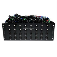 Boîtier de brassage de signal audio et d'éclairage de scène 32 canaux XLR avec gaine en PVC pour microphone et brassage de signal