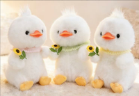Peluche Canard Doux et Mignon, Jouet en Peluche Canard Kawaii à Habiller pour Machine à Griffes d'Arcade et Cadeau pour Enfants
