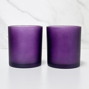 High Quality Candle Glass Jar with Metal Lid Candle Holder Candle Jar - Product Image 2