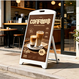 Outdoor Movable P2.5 Full Color Led Digital Poster Screen Waterproof Ip65 Advertising Player Kiosk Tp Ip65 Led Advertising - Product Image 1