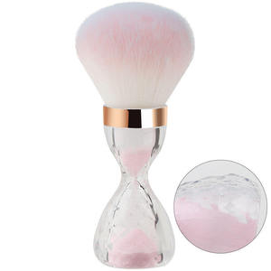 Cepillo para Polvo de Uñas con Descuento, Forma de Reloj de Arena, Cerdas Suaves, Cabeza Grande, Herramienta de Limpieza de Belleza - Product Image 3