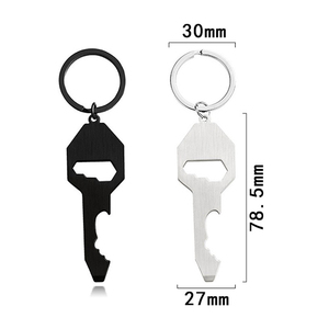Portachiavi Multifunzionale Creativo a Forma di Chiave con Apribottiglie Pratico dal Design Minimalista per la Comodità Moderna - Product Image 4