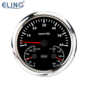 AchN110 6000mm Engine achachometer 8000 RReter eter Il ressure 0-150Pater ater EMP. Auge-12V 24V, para uto - Product Image 1