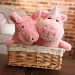 Peluche Serie Lisa Sorridente con Grandi Denti, Animali Dentati da 8 Pollici, Imbottitura in Cotone PP, Regali Interattivi per Matrimoni, Vendita all'Ingrosso Transfrontaliera - Product Image 4