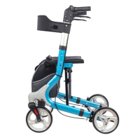 Déambulateur de marche à mobilité spécialement conçu Delux Medical Walking Aid avec siège rembourré souple TRA21H