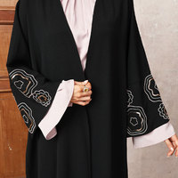 Vente en gros de robes musulmanes de mode, Abaya, Djellaba, Abayah Islam pour femmes, style industriel lourd