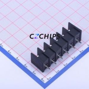 KF25S-7.62-6P Barrier Terminal Block Through hole Component (THT),P=7.62mm Connector Two Sides 7.62mm 1x6P Straight Pin - Product Image 2