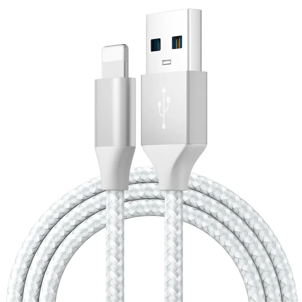 10ft Phone Charger Cable Nylon Braided Wholesale 5v2.4a Micro USB Fast Charging Cable for iPhone 13 12 Pro