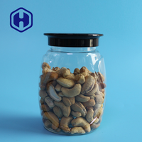 Bocaux personnalisables en plastique PET de 400 ml, étanches, sans BPA, de qualité alimentaire, pour bonbons, beurre de cacahuète, aliments en conserve, biscuits, sucre - Guangzhou
