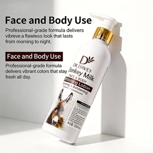 Crème hydratante nourrissante bio <span class=keywords><strong>au</strong></span> <span class=keywords><strong>lait</strong></span> <span class=keywords><strong>d</strong></span>'ânesse, végane, pour le visage et le <span class=keywords><strong>corps</strong></span>, blanchissante, pour les soins quotidiens de la peau, 500 ml, tous types de peau, OEM, étiquette privée - Product Image 2