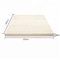 Matelas en latex de Thaïlande en caoutchouc biologique à ions négatifs éco-responsable Sleep Angel