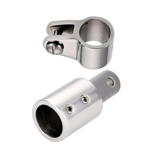 Manchon à filetage simple de 22 mm avec capuchon à double filetage étendu, attaches pour l'assemblage de tubes de parasol marin pour bateaux et yachts - Product Image 1