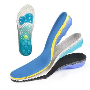 EVA Orthotic Full Length Performance U forma calcanhar High Impact Super Shock Absorb Primavera Sports Palmilhas