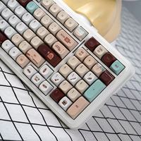 MA Bakery Theme Keycap Small Set Pbt Material Engraved Light Tight Dye Sublimation Technology ANSI/ISO Layout Cool Gaming Style