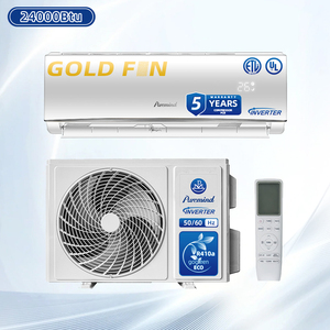 เครื่องปรับอากาศแบบแยกส่วนอัจฉริยะ OEM R410A ขนาด 12000BTU 24000BTU ติดผนัง พร้อมระบบทำความร้อนและความเย็น สำหรับบ้าน/สำนักงาน - Product Image 1