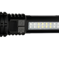 Lampe torche tactique zoomable MP-073 500LM, lampe torche LED rechargeable, étanche