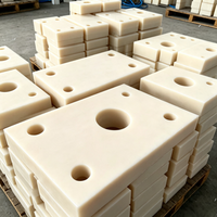 Pièces usinées CNC en nylon POM de précision personnalisées, pièces usinées CNC en plastique, composants industriels légers et durables