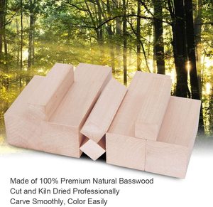Inachevé En <span class=keywords><strong>Bois</strong></span> Tilleul <span class=keywords><strong>Sculpture</strong></span> Blocs Premium Doux <span class=keywords><strong>Bois</strong></span> Tailler <span class=keywords><strong>Kit</strong></span> adapté aux Enfants Adultes <span class=keywords><strong>Débutant</strong></span> à Expert BRICOLAGE - Product Image 2