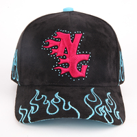 Gorra de Béisbol Personalizada de Alta Calidad, Clásica, con Bordado, de Gamuza, de 5 Paneles, Curvada, con Forro de Satén y Logotipo