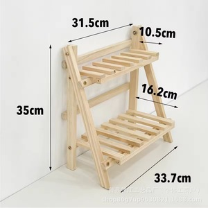 Multifunctional indoor minimalist multi-layer <b>desktop</b> storage rack, flower stand, student desk organizer, dormitory bedroom - Product Image 1