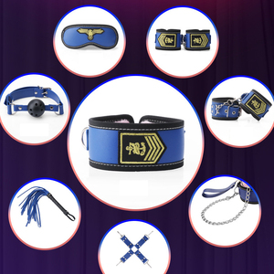 SM Training - Set de 9 Piezas para Parejas: Látigo de Coqueteo, Pinza para Pezones, Ataduras para Manos y Pies, Antifaz, Accesorios Impermeables para Juegos de Rol Sexuales - Product Image 2