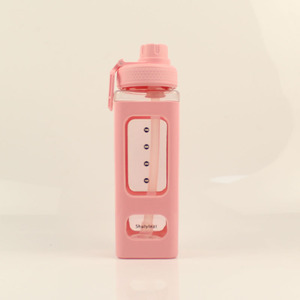 Botella de Agua de Plástico Cuadrada de Gran Capacidad (700ml/900ml) Libre de BPA, para Senderismo, Viajes y Deportes, con Logotipo Personalizable, Venta al Por Mayor - Product Image 4