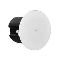 Haut-parleur de plafond ABS 100V 70V 8 Ohm 4 pouces 40W avec dôme métallique pour audio commercial