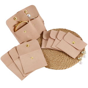 PUPPYSWE Sell 40pcs 8*8cm Microfiber Jewelry Bag <b>No</b> <b>Logo</b> High Quality Velvet Pouch Bag Jewelry Packaging Pouch <b>NO</b> <b>logo</b> - Product Image 1