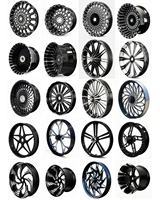 Jantes en aluminium forgé GPW 16-32 pouces pour Harley Davidson Bagger, moyeux de roue de moto CNC 6061-T6 personnalisés