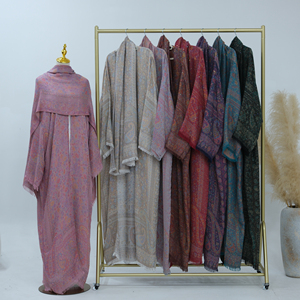 Abaya Loriya Nuovo Abbigliamento Islamico, Vestiti da Donna di Lusso in Stile Dubai, Abaya Modesta, Abito Musulmano da Donna, Abaya in Pashmina con Hijab - Product Image 2