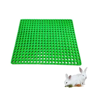 Accessoires durables de cage de lapin anti-morsure de ferme animale 30*50 50*50 50*60 60*60 cm plancher de lamelles de lapin en plastique